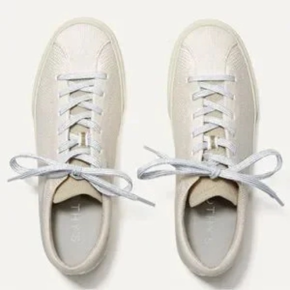 Rothy's The Lace Up Sneaker in Diamond Twill size 10.5 - Picture 5 of 14